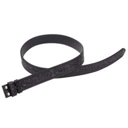 No Buckle Vintage Embossed Belts for Men Cowboy Clothing Accessories Split Leather