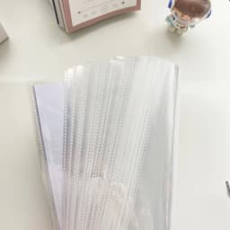 Yoofun Sticker Material Collection Holder Storage Book Case Transparent Photo Album Scrapbooking Material Paper Book Stationery