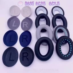 Replacement Ear Pads Earpads Headband for Bose QuietComfort QC 2 15 25 35 Ear Cushion QC2 QC15 QC25 QC35 SoundTrue Headphones