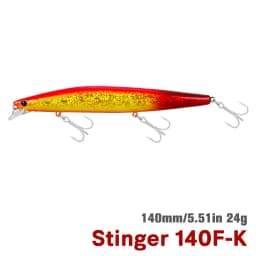 TSURINOYA 140F Ultra-long Casting Floating Minnow STINGER 140mm 24g Artificial Large Hard Bait Weight Sea Fishing Lure
