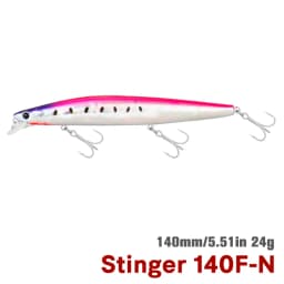 TSURINOYA 140F Ultra-long Casting Floating Minnow STINGER 140mm 24g Artificial Large Hard Bait Weight Sea Fishing Lure