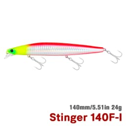 TSURINOYA 140F Ultra-long Casting Floating Minnow STINGER 140mm 24g Artificial Large Hard Bait Weight Sea Fishing Lure