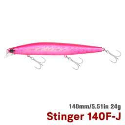 TSURINOYA 140F Ultra-long Casting Floating Minnow STINGER 140mm 24g Artificial Large Hard Bait Weight Sea Fishing Lure