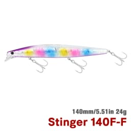 TSURINOYA 140F Ultra-long Casting Floating Minnow STINGER 140mm 24g Artificial Large Hard Bait Weight Sea Fishing Lure