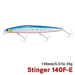 TSURINOYA 140F Ultra-long Casting Floating Minnow STINGER 140mm 24g Artificial Large Hard Bait Weight Sea Fishing Lure