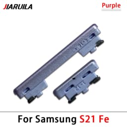 New Side Volume Button + Power ON / OFF Button Key Set Replacement Parts For Samsung S21 Plus / S20 Fe / S20 Ultra / S21 Fe