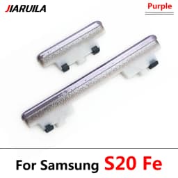 New Side Volume Button + Power ON / OFF Button Key Set Replacement Parts For Samsung S21 Plus / S20 Fe / S20 Ultra / S21 Fe
