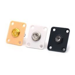 hot sell Square Electric Guitar Output Jack Socket Plate for Les Paul Replacement 3 Colors