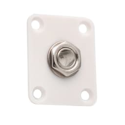 hot sell Square Electric Guitar Output Jack Socket Plate for Les Paul Replacement 3 Colors