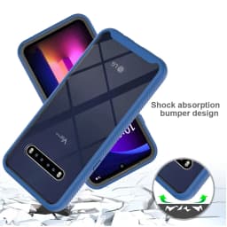 Hybrid TPU/PC Sky Case For LG V60 ThinQ Fundas Capa Two Layer Structure Shockproof Crystal Clear Shell Cover For LG V50s ThinQ