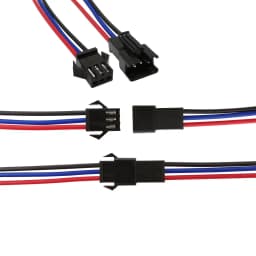 5Pairs JST SM 2P 3P 4P 5P 6 Pin Male Female Plug Socket Wire Cable Connector LED Strip DC Power Cable Lenght 10/15/20cm