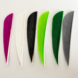 100Pcs 3 Inch Archery Feathers Fletching Right/Left Wings Natural Turkey Vanes Arrow Fletches Feather DIY Hunting Accessories