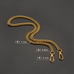 120cm Shoulder Bag Key Chain Luxury Chain Bag Women Messenger Bag Strap Replacement Bags Chain Gold Color Bag Parts Accessories