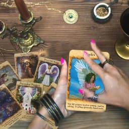 Angel Therapy Oracle cards PDF Guidebook Tarot cards deck board games for family party women kids toys