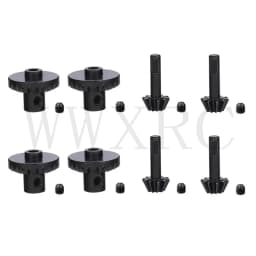 1/2/4 Pairs Metal Rear Axle Gear Drive Shaft Gear Set Upgrade Accessories for WPL D12 B24 B36 C14 C24 MN D90 D98 D99 MN99S Parts