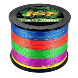 JOF Braided Fishing Line Multifilament Carp Fly 4/8 Strand 300M 500M 1000M Multicolor Japan Spinning Extreme PE Strong Weave