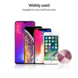 New iphone Sticker Metal Plate disk iron sheet Magnet Mobile Phone Holder accessories For Magnetic Car Phone Stand holders