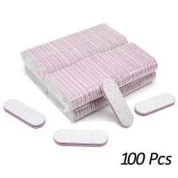 50/100/200 Pcs Strong Sandpaper Mini Professional Nail Files UV Gel Polish Remover Manicure Files Grey Sanding 100/180 DIY Tools