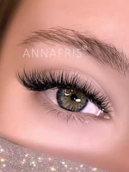 ANNAFRIS Ellipse Flat Eyelashes Extension Nature Matte Faux Mink Individual Split Tips Mixed Lashes Supplies Maquiagem Cilios