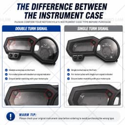 For 2006 - 2014 Yamaha FZ1 FZ1N FZ1S FZ6 FZ6N FZ6S Motorcycle Meter Box Speedometer Odometer Tachometer Cover 2010 2011 2012