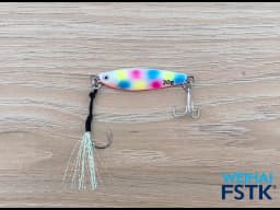 WEIHAI FSTK Metal Bait Sea Fishing Lures Jig Shore 10g15g20g30g Off Shore Jig Spoon Slow Jig Casting Jig Spoon Artificial Bait