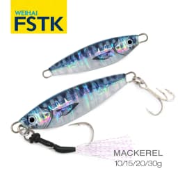 WEIHAI FSTK Metal Bait Sea Fishing Lures Jig Shore 10g15g20g30g Off Shore Jig Spoon Slow Jig Casting Jig Spoon Artificial Bait