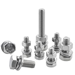 M4 M5 M6 M8 M10 M12 304 Stainless Steel Hexagon Bolt Screw And Nut Set Large Full Extension Screw