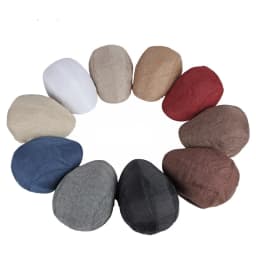 Summer Mesh Berets Hat For Men Solid Black White Breathable Newsboy Cap Women Retro Painter Cap Thin Flat Herringbone Hat Boina