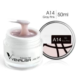 50ml Venalisa TPO FREE Soak off Thick Jelly Gel UV Construction Gel Builder Extend 24 Color Camouflage Milky White Hard Nail Gel