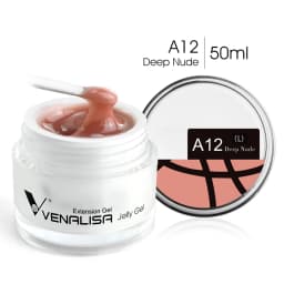 50ml Venalisa TPO FREE Soak off Thick Jelly Gel UV Construction Gel Builder Extend 24 Color Camouflage Milky White Hard Nail Gel