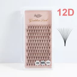 Goddess Premade Volume Fans 5D 6D 10D 12D 16D 20D MIX Individual Lashes Pre Made Russian Volume Fan Eyelash Extension Faux Mink