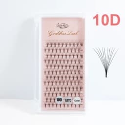 Goddess Premade Volume Fans 5D 6D 10D 12D 16D 20D MIX Individual Lashes Pre Made Russian Volume Fan Eyelash Extension Faux Mink