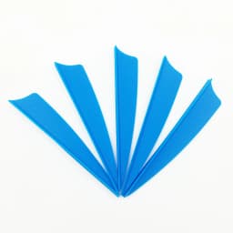 50pcs 3inch Archery Feathers 8 Color Shield and Drop Shape Cut Fletching Rubber Vane Arrow Hunting Shooting Accessories