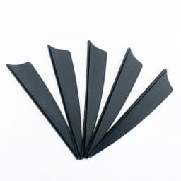 50pcs 3inch Archery Feathers 8 Color Shield and Drop Shape Cut Fletching Rubber Vane Arrow Hunting Shooting Accessories