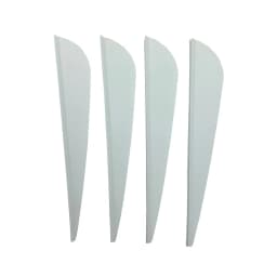 50pcs 3inch Archery Feathers 8 Color Shield and Drop Shape Cut Fletching Rubber Vane Arrow Hunting Shooting Accessories
