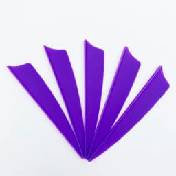 50pcs 3inch Archery Feathers 8 Color Shield and Drop Shape Cut Fletching Rubber Vane Arrow Hunting Shooting Accessories