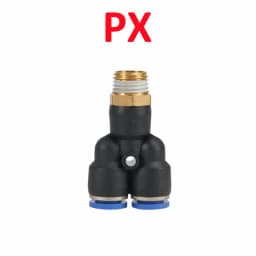 Pneumatic Air Connector Fitting PC/PCF/SL/PB/PX/PL 10mm 12mm 14mm 16 Thread M5 3/4"  1 2 way Hose Fittings Pipe Quick Connectors