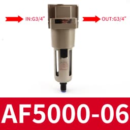 AF2000-02 AF3000-02 AF3000-03 AF4000-04 AF4000-06 AF5000-06 AF5000-10 Pressure Regulator Air Filter Oil And Water Separator