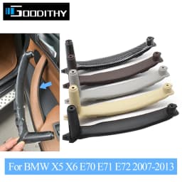 Car Front Rear Left Right Interior Passenger Door Pull Handle Trim Inner Panel Cover For BMW X5 X6 E70 E71 E72 2007-2013