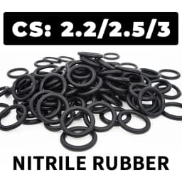 CS 2.2/2.5/3mm O-ring Thickness Cross Section NBR Nitrile Rubber Sealing Gasket Rubber Washer Ring Wholesale In Specifications