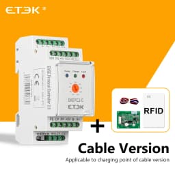 ETEK Evse Controller/RCMU/LCD/DLB CT, Electronic Protocol EPC Chontroller EV Charger Station Cable Socket 32A AC 240V EKEPC2