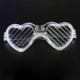 Christmas LED Blinds Glasses Party Luminous Light Up Rave Costume Decor