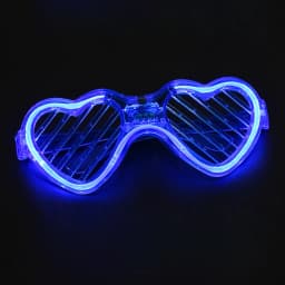 Christmas LED Blinds Glasses Party Luminous Light Up Rave Costume Decor