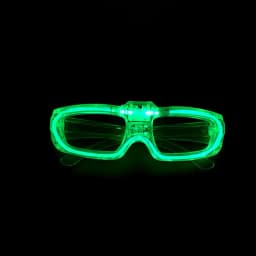 Christmas LED Blinds Glasses Party Luminous Light Up Rave Costume Decor