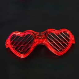 Christmas LED Blinds Glasses Party Luminous Light Up Rave Costume Decor