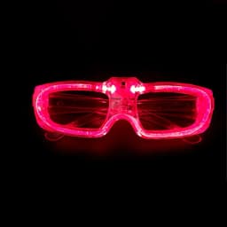 Christmas LED Blinds Glasses Party Luminous Light Up Rave Costume Decor