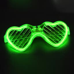 Christmas LED Blinds Glasses Party Luminous Light Up Rave Costume Decor