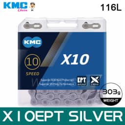 KMC X10 10 Speed Chain 116 Links Road/Mountain Bike Chain X10EPT X10EL X10SL Bike Chain Original Boxed