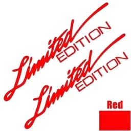 2Pcs Limited Edition Stickers Car Motorcycle Refit Reflective Decals for YAMAHA Honda Suzuki BMW Lada Toyota Chevrolet Hyundai
