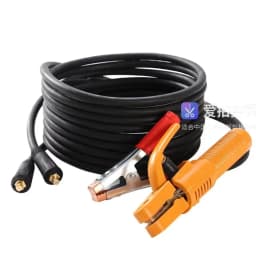 300A Groud Welding Earth Clamp Clip Set For Mig Tig ARC Welding Machine Electrode Holder 5M Cable + Earth Clamp 3M Cable